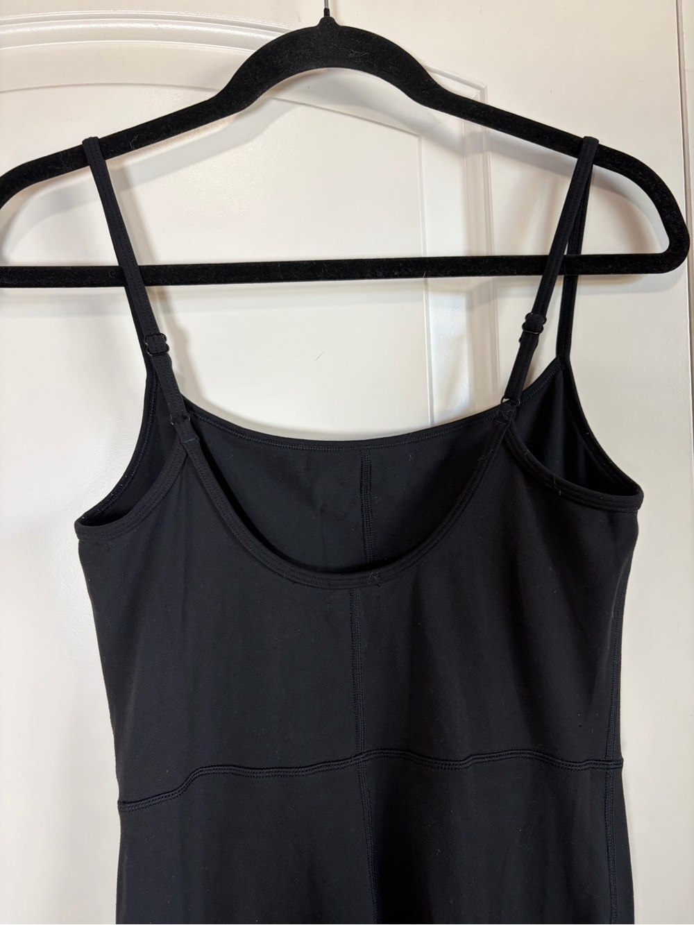 Aritzia Wilfred Free Freestyle Flare Jumpsuit Black Adjustable Straps - Picture 12 of 14
